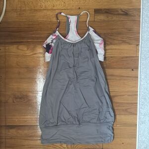 Lululemon No Limits Tank - Floral Bra Solid Tank